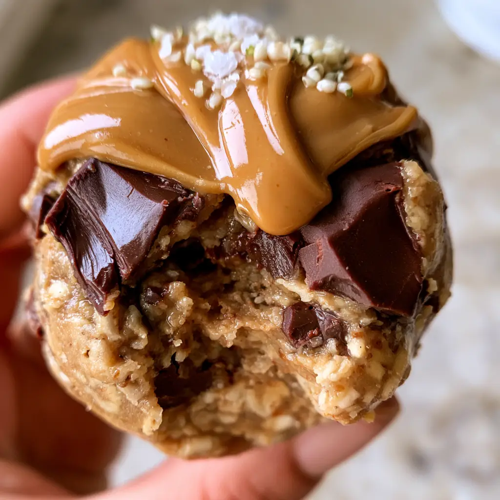 Detailed view of the honey glaze sheen and flaky sea salt on a healthy protein snack.
