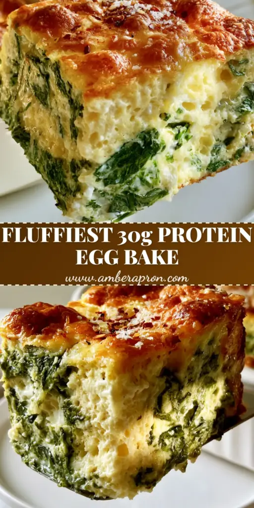 A handheld smartphone photo of a thick square slice of Spinach Cottage Cheese Egg Bake being lifted with a spatula, showing a golden parmesan crust and airy texture.