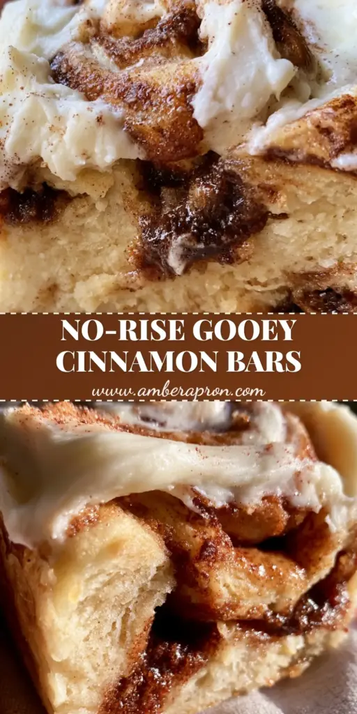 A thick square Cinnamon roll bliss bar held in a hand, showing molten cinnamon-sugar swirls and thick cream cheese frosting garnish with cinnamon dust.