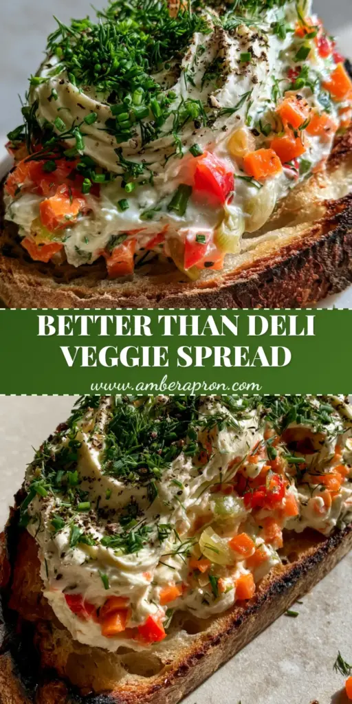 A close-up vertical shot of a garden vegetable spread with vibrant carrots and herbs on charred sourdough bread.